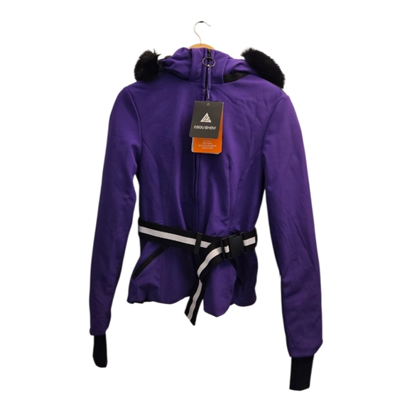GSOU SNOW Women's Purple Ski & Snow Jacket Sz M - Picture 1 of 14